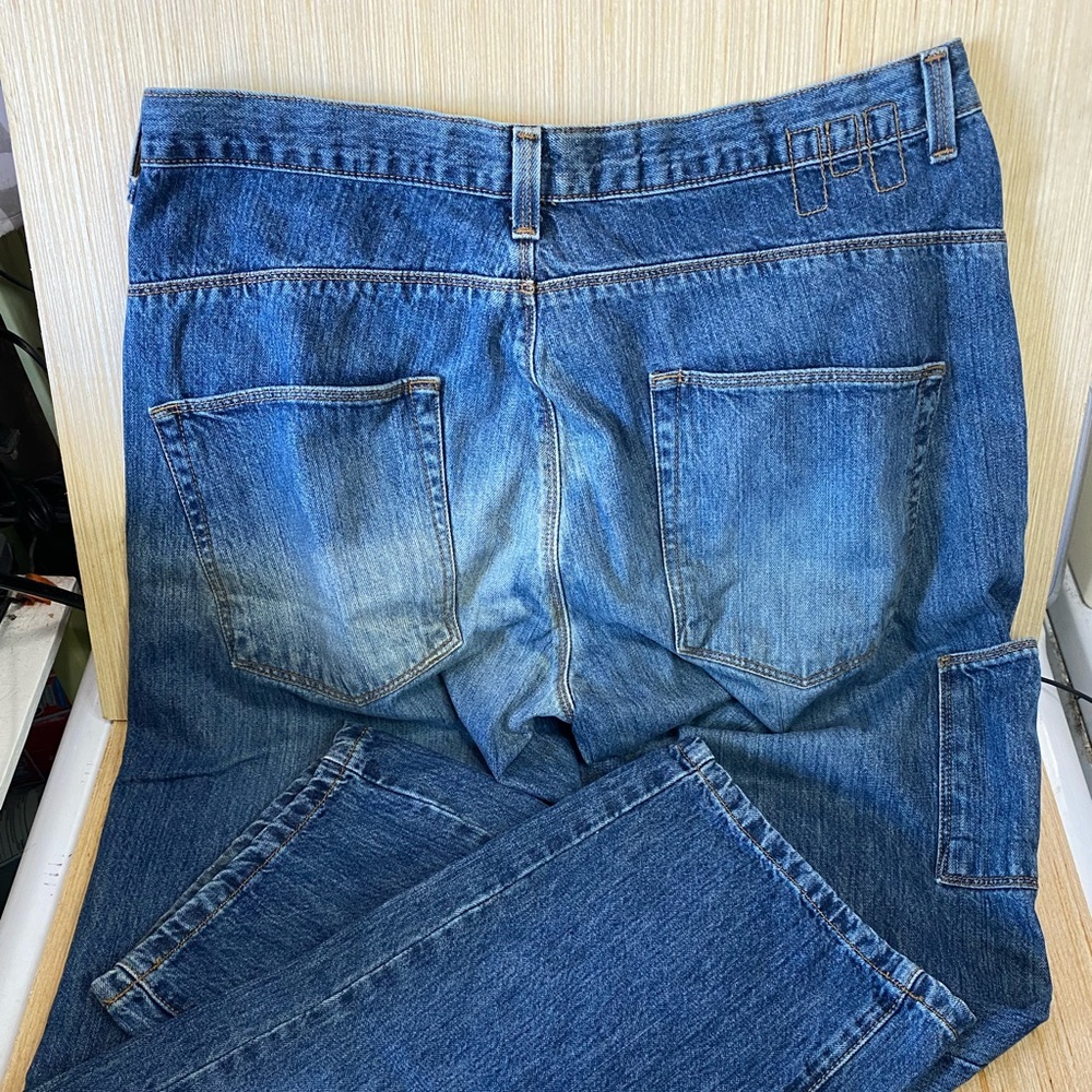 Mossimo Mossissue Men's Six Pocket Blue Jeans Size 34/30 Gently Used - Picture 7 of 8